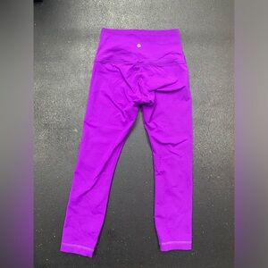 Lululemon Wunder Train High Rise Cropped Leggings - Size 6